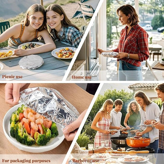 Food Cover Aluminum Foil Pack of 10