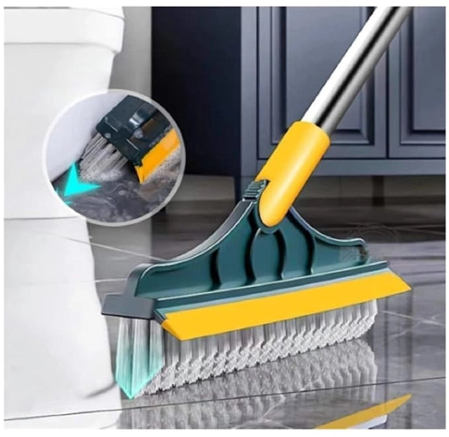 2 in1 Floor Scrub Cleaning Brush Wiper ( Pack of 2)
